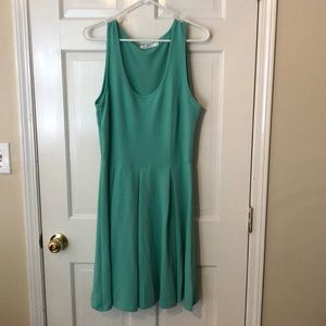 Sea foam skater dress